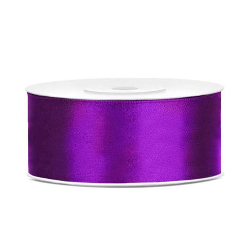 Picture of SATIN RIBBON PURPLE 25MM PER METRE